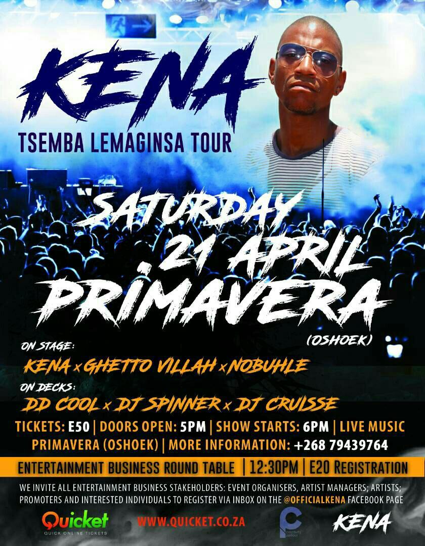 KENA - Tsemba Lemaginsa Tour Pic